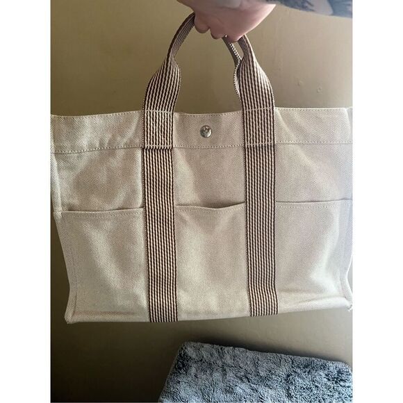 Hermes canvas tote bag - Picture 7 of 15